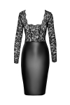 Robe Euphoria F295 wetlook et dentelle Robe Euphoria F295 wetlook et dentelle